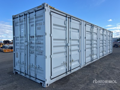 2026 40 ft High Cube Multi-Door Container per stoccaggio (Unused)