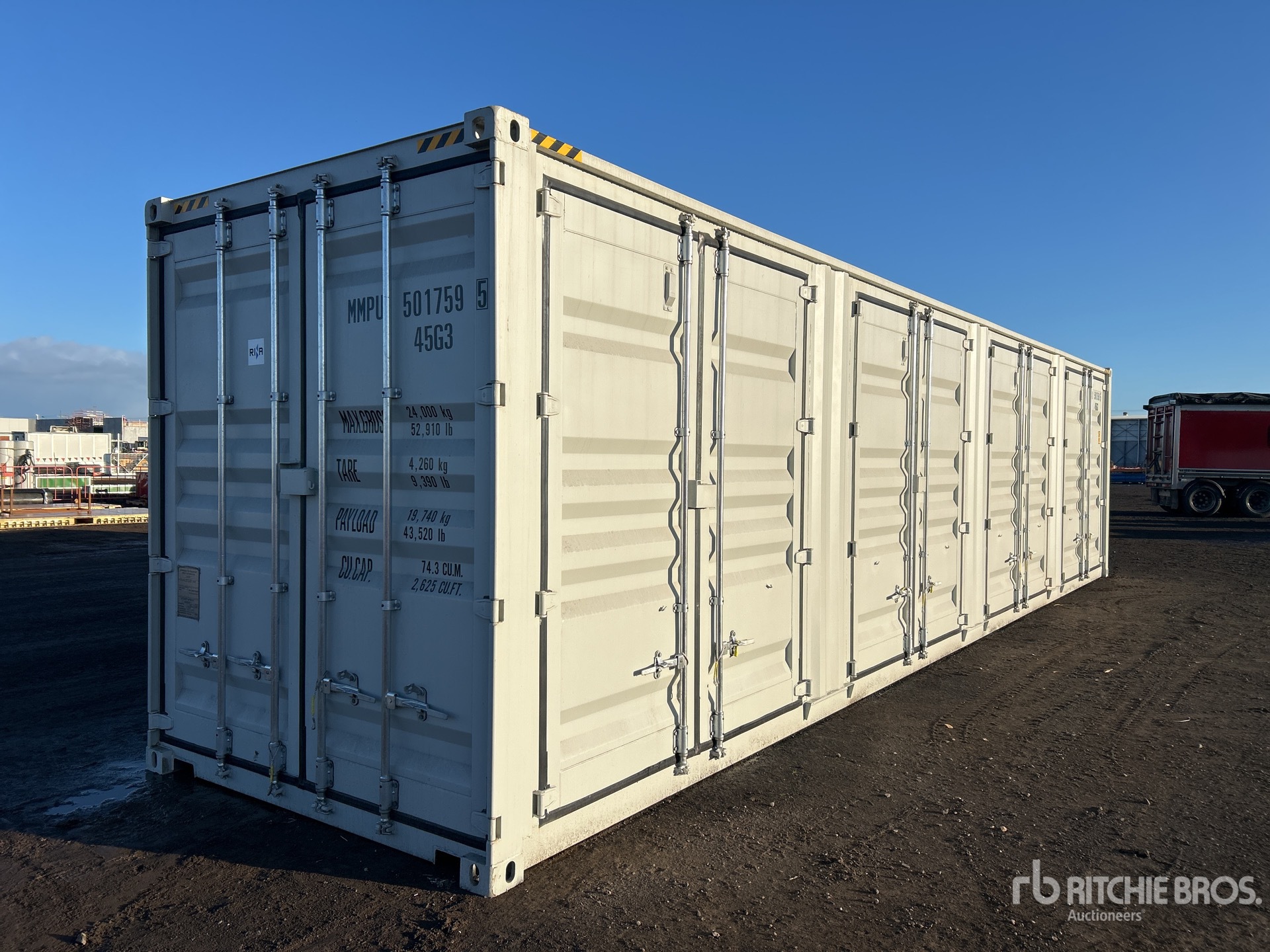 2026 40 ft High Cube Multi-Door Storage Container