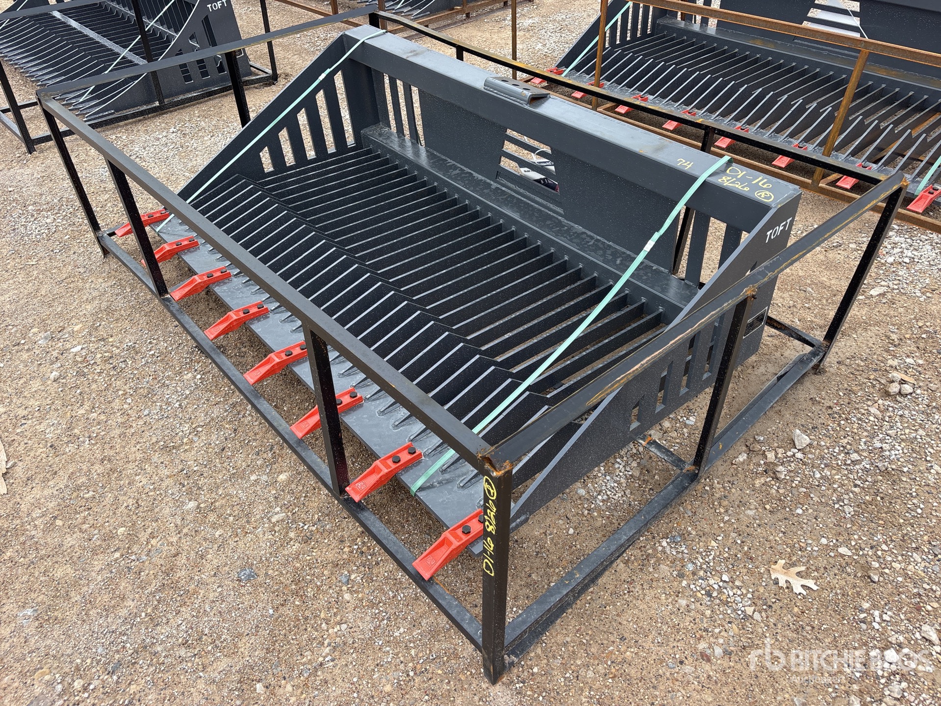 2026 TOFT HSSB-74 74 in Skeleton Skid Steer Bucket (Unused)