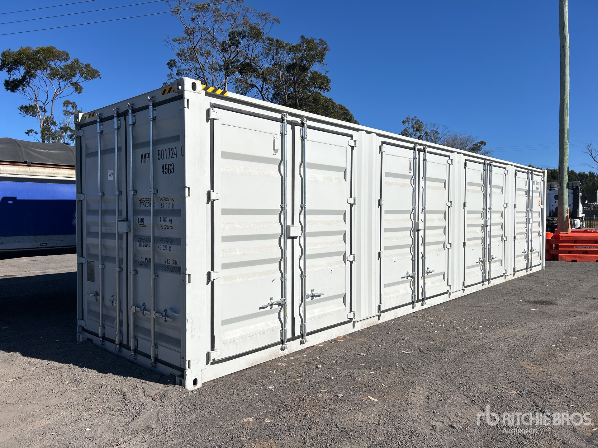 2026 40 ft High Cube Multi-Door Storage Container