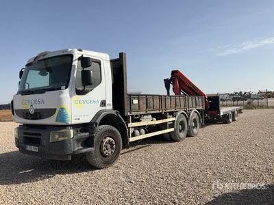2007 Renault Plander 410.26 6x4 Camion à Plateau