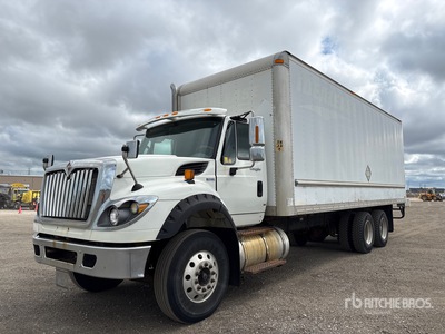 2012 International WorkStar 7600 6x4 Van Truck