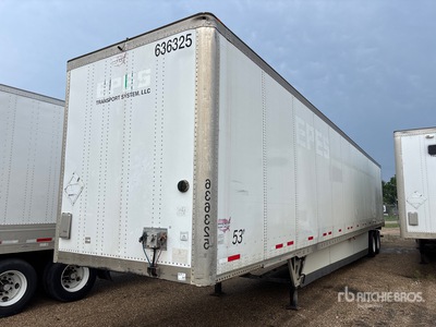 2015 Wabash DURAPLAT 53 ft x 102 in T/A Van Trailer