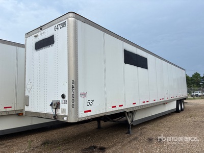 2016 Wabash DURAPLAT 53 ft T/A Van Trailer