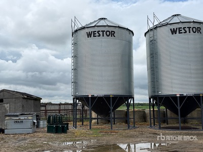 Westor 1805 +/- 4800 bu 5 Ring Hopper Grain Bin