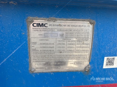 2023 CIMC CB45M3OTC00 Tri/A Extendable Remolque Portacontenedores