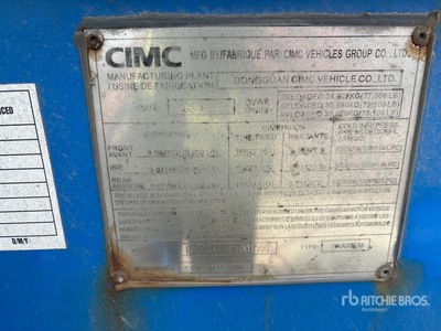 2023 CIMC CB45M3OTC00 Tri/A Extendable Remolque Portacontenedores