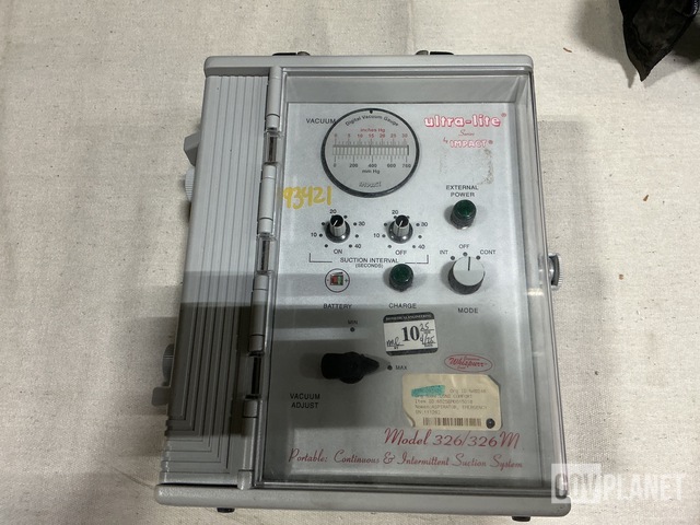(7) Impact Ultra-Light 326/326M Portable Aspirators