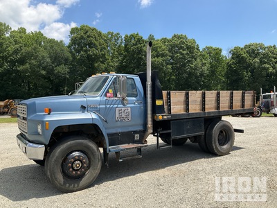 1987 Ford F8000 4x2 Flatbed Dump Truck