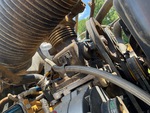 Engine with Air Compressor