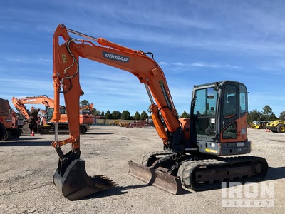 2018 Doosan DX85R-3 Tracked Excavator