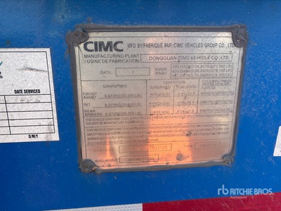 2023 CIMC CB45M3OTC00 Tri/A Extendable Remolque Portacontenedores