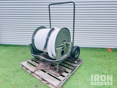 Portable Fire Hose Reel w/ Flexible Hose (Unused)