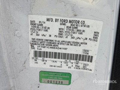 2014 Ford F-150 XL 4x2 Pickup