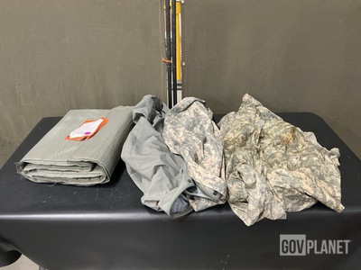 (18) Ponchos, (38) Sleeping Mats, (6) Insect Nets & Assorted Items