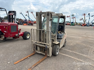 2019 Toyota 8FGU25 4500 lb Cushion Tire Forklift