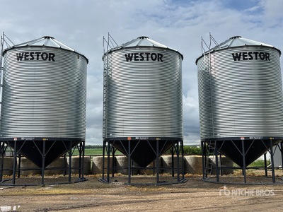 Westor +/- 4800 bu 5 Ring Hopper Grain Bin