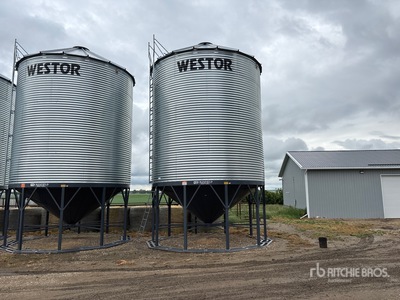 Westor 1805 +/- 4800 bu 5 Ring Hopper Grain Bin