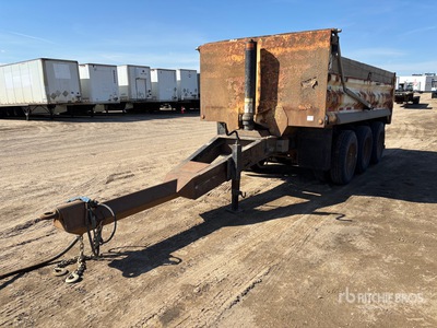 2013 Cancade 17 ft Tri/A Pup Dump Trailer