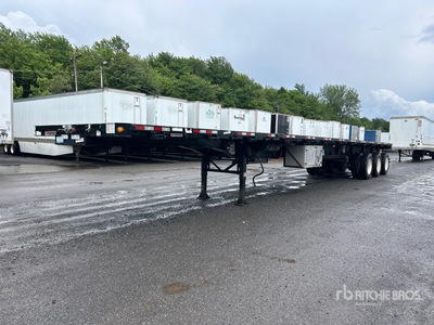 2020 Manac Tri/A 53 ft - 87 ft Extendable Flatbed Trailer