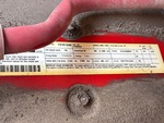 Engine with Emission Label