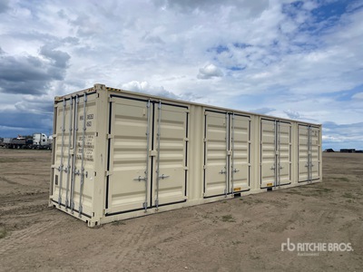 40 ft High Cube Multi-Door Open-Sided Storage Container