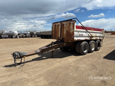2007 Cancade 17 ft Tri/A Pup End Dump Trailer