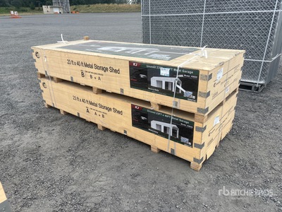 2026 KJ K0020 x 13 ft Metal Garage Cobertizo (Unused)