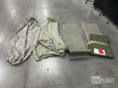 (23) Sleeping Bags, (25) Sleeping Mats, (11) Bivy Covers & Assorted Items