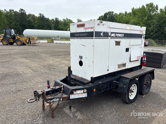 2012 Multiquip DCA-70SSIU2 56 kW Mobile Generator Set
