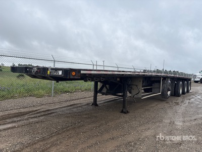 2016 Manac 48 ft Quad/A Flatbed Trailer