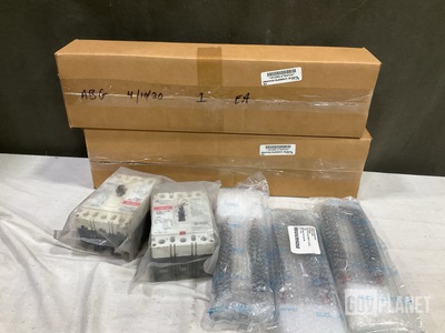 (4) Circuit Breakers, (12) Heating Elements, (3) Relays & Assorted Items