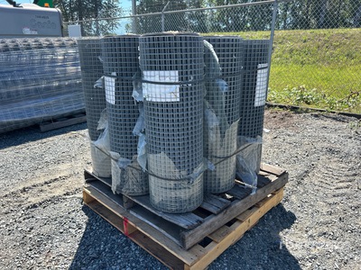 Quantity of (9) 100 ft x 3 ft Rolls of Multiuse Livestock Fencing (Unused)