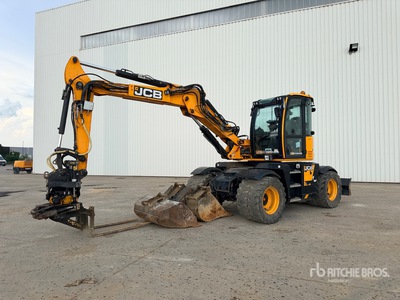 2018 JCB HW 100 Hydradig Pelle Sur Pneus Wiel graafmachine
