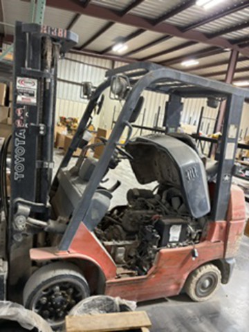 2013 (unverified) Toyota 7FGCU25 Forklift (Inoperable)