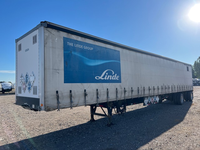 2013 Cheetah 53 ft T/A Spread Axle Curtain Side Trailer