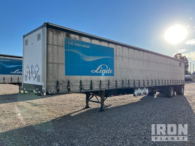 2015 Cheetah Chassis 53 ft T/A Spread Axle Remolque caja abierta