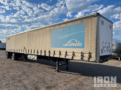 2015 Cheetah Chassis 53 ft T/A A-Train Lead Spread Axle 53' Spread axle curtained flatbed trailer Pritsche Anhänger