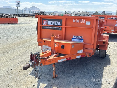 2019 Snake River DMP58-5K HD 8 ft S/A مقطورة تفريغ خفيفة