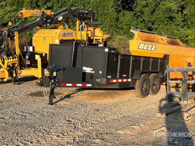 2025 WatchDog LD-14TA7 14 ft T/A Dump Utility Trailer