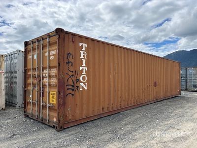 2007 40 ft High Cube Storage Container