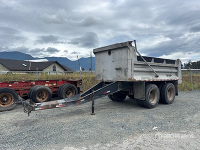 2006 Nahanni 14 ft T/A Pup Dump Trailer