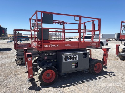 2016 Skyjack SJ6826 RT 4x4 Diesel Scissor Lift