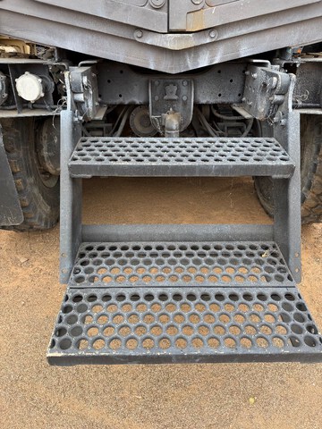 Lot of 4- Caiman II MRAP Rear Boarding Step   Ladder (New in box) New ready to build ladders. NSN 2540-01-571-2084