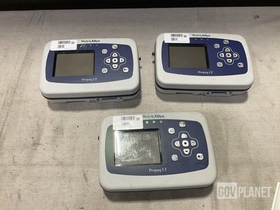 (3) Welch Allyn Propaq LT Patient Monitors
