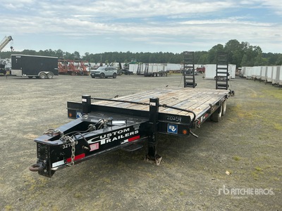 27 ft T/A Spread Axle Step Deck Trailer