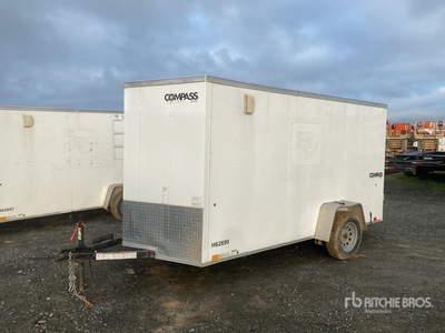 2023 12 ft S/A Enclosed Trailer