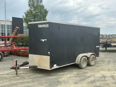 14 ft T/A Remorque fermée