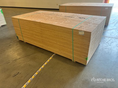 Quantity of (60) 4 ft x 8 ft 1/2 in. CSP/DFP No Stamp Sperrholz (Unused)