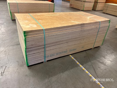 Quantity of (50) 4 ft x 8 ft 5/8 in. CSP/DFP No Stamp Sperrholz (Unused)